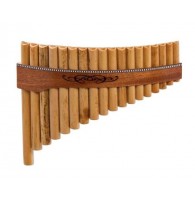 GEWA пан-флейта G-dur (Соль-мажор), бамбук, 18 трубок, диапазон 2,5 октавы от G1, с чехлом